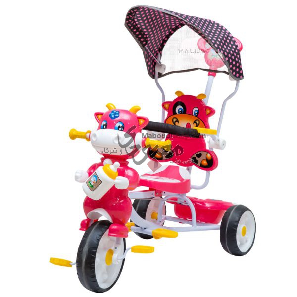 سه چرخه دلیجان مدل ماتادور (matador) طرح حیوانات رنگ قرمز